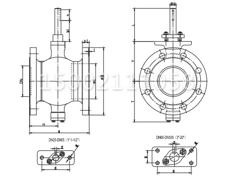 手動渦輪V型球閥