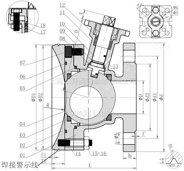 XGFLQ41F斜桿式釜底放料球閥結(jié)構(gòu)尺寸 XGFLQ41F斜桿式釜底放料球閥結(jié)構(gòu)尺寸